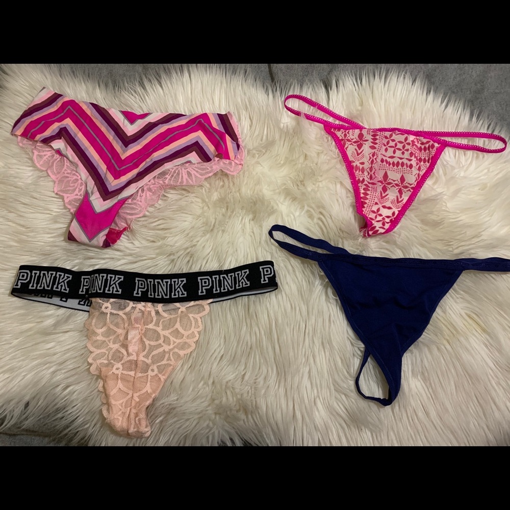 Victoria’s Secret underwear bundle, 4 pairs Large